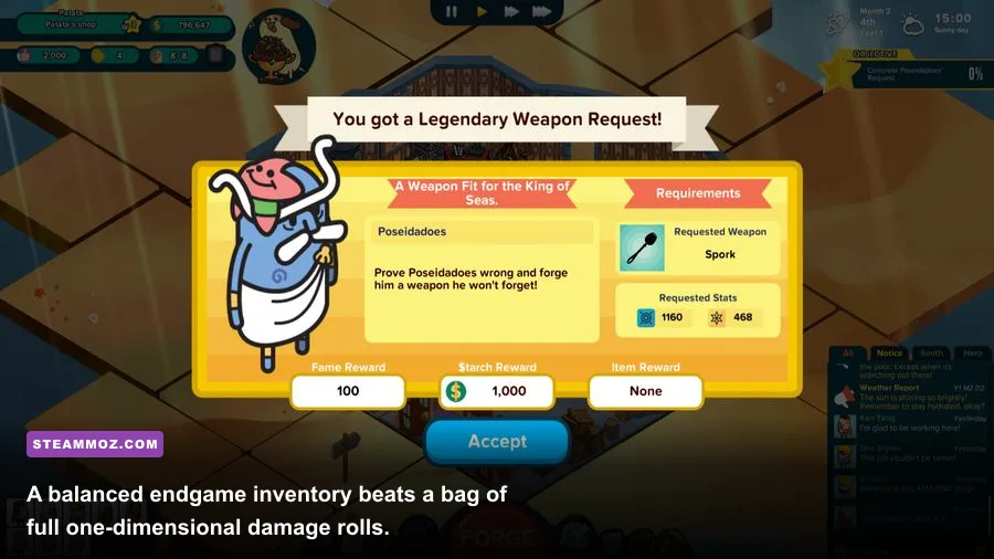 Holy Potatoes Spud Tales Journey To Olympus endgame inventory with upgraded equipment