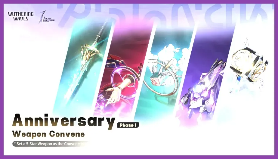 Wuthering Waves weapon banner screen