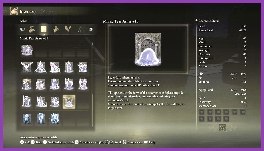 Spirit Ash summon being used in Elden Ring boss fight