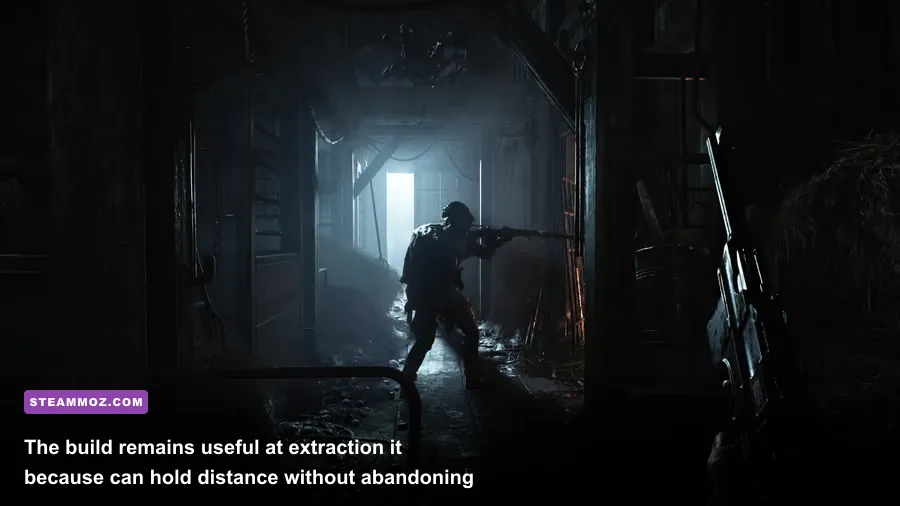 Bayou Wraith fighting near an extraction point in Hunt Showdown 1896
