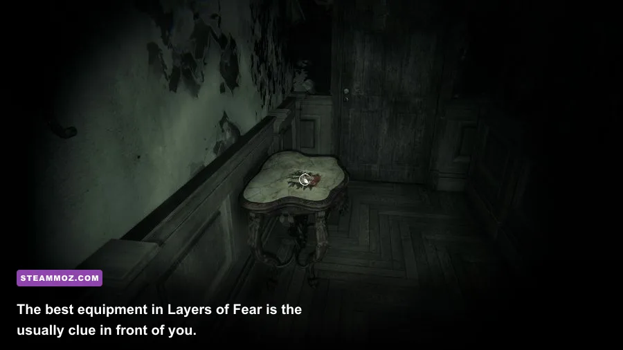 A locked puzzle door inside Layers of Fear 2023