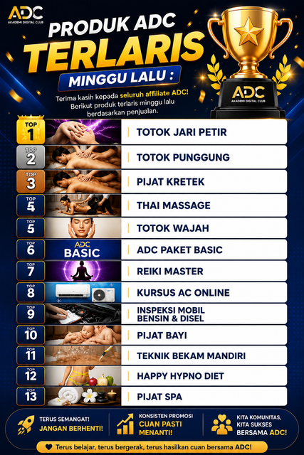 Produk ADC Terlaris Minggu Lalu