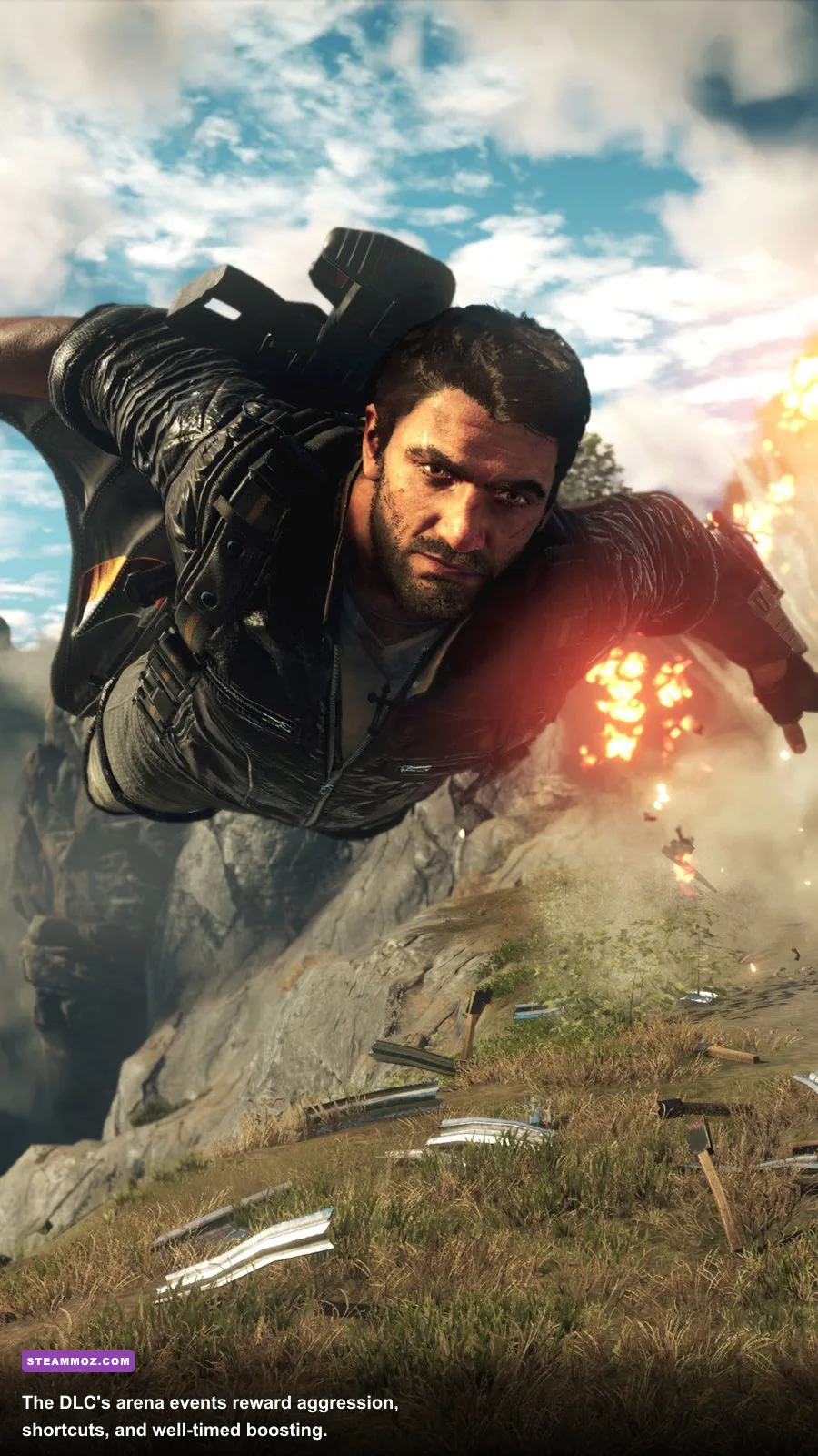 Just Cause 4 Dare Devils of Destruction desert arena race with armored vehicles