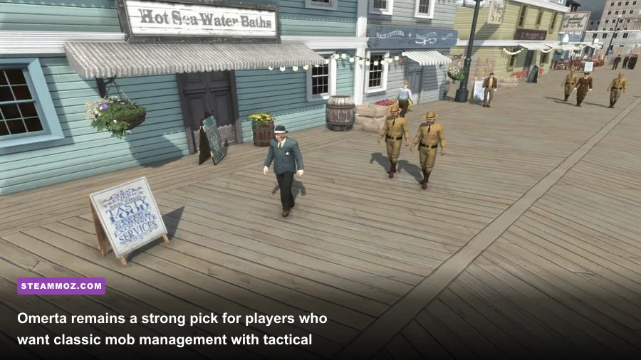 Omerta City of Gangsters tactical combat in a 1920s Atlantic City setting