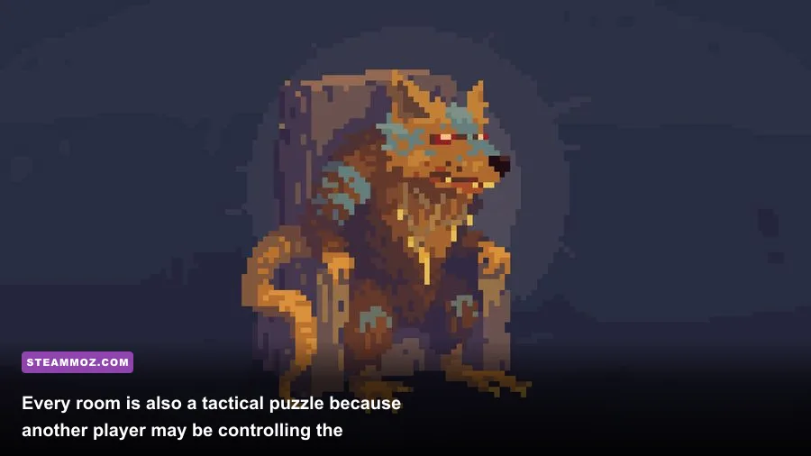 Crawl multiplayer dungeon room filled with player-controlled monsters and traps
