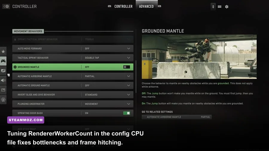 Editing the MW2 options.3.cod22.cst config file for CPU core assignment