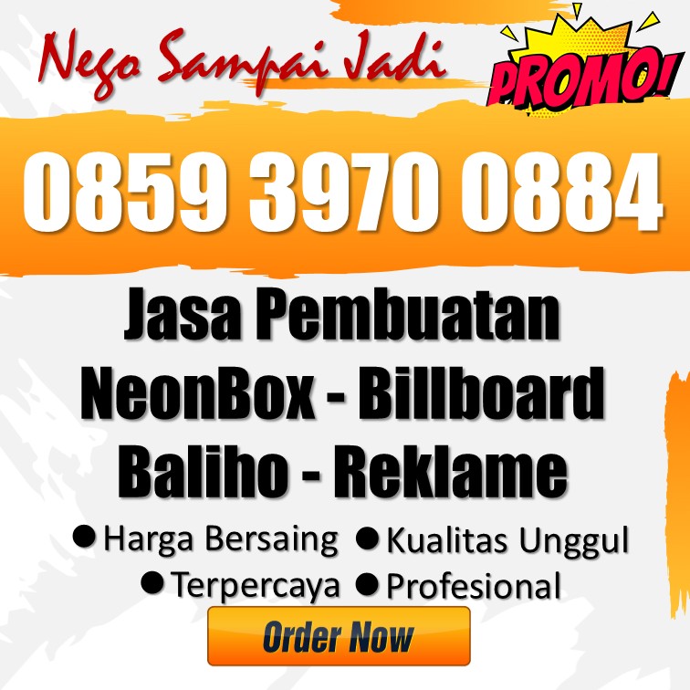 📱 WA 0859 3970 0884 - Upah Jasa Pembuatan Neon Box Mini WIlayah Bergas Kab Semarang