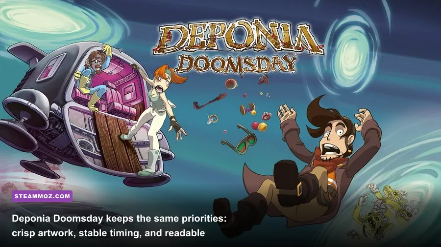Deponia Doomsday HD gameplay wallpaper featuring Rufus
