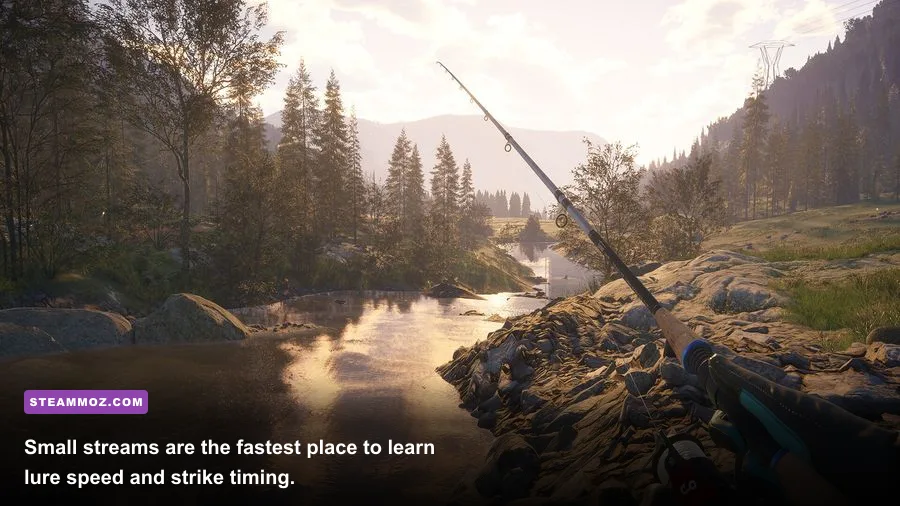 Brown trout stream fishing in Call of the Wild The Angler Norway Reserve