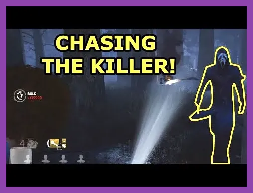 Killer chasing a survivor in a Dead by Daylight match
