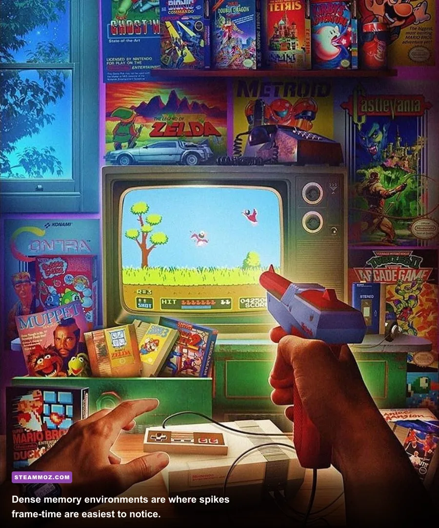 Back Then gameplay inside a surreal memory environment
