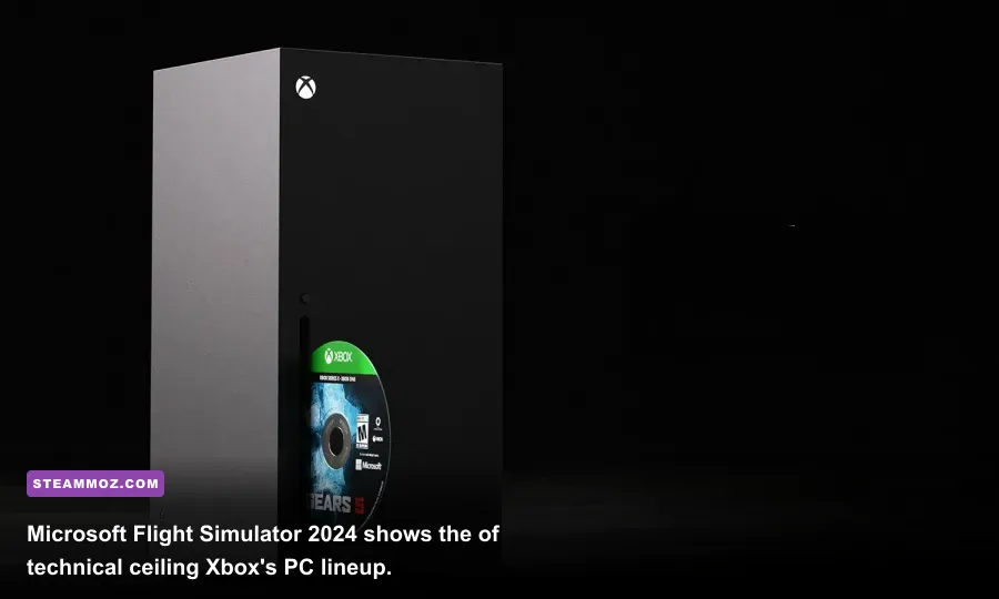 Microsoft Flight Simulator 2024 running on a PC with cockpit view