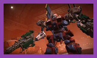 Handler Walter and Cinder Carla in Armored Core 6 story scene