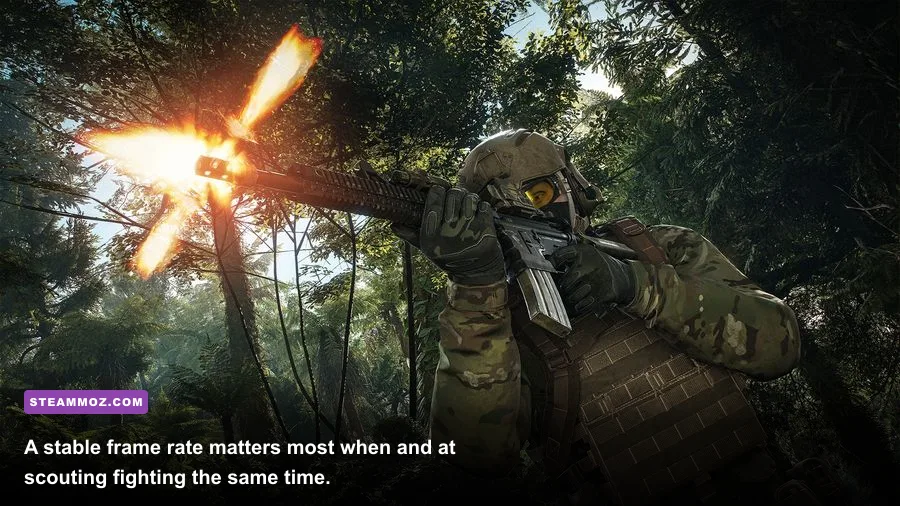 Ghost Recon Breakpoint tactical combat with a drone in third-person view