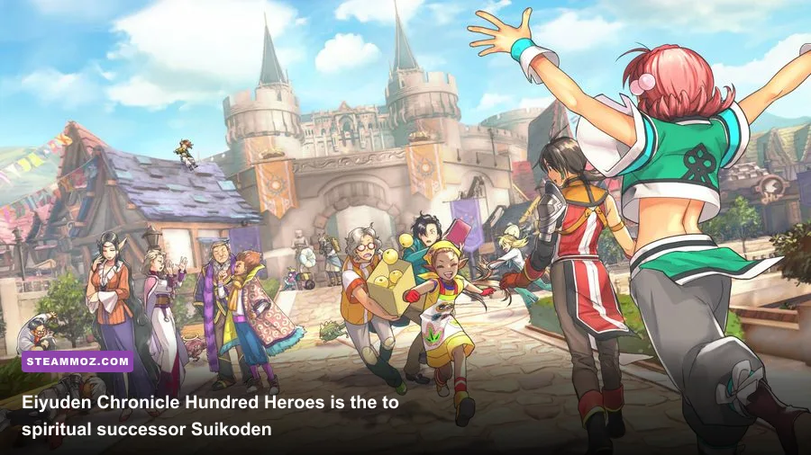 Eiyuden Chronicle Hundred Heroes overworld town screenshot