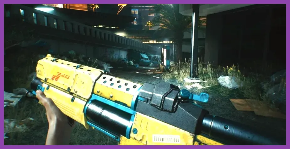 Kongou shotgun in Cyberpunk 2077 Phantom Liberty