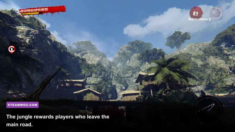 Dead Island Definitive Edition jungle river village and hidden cave