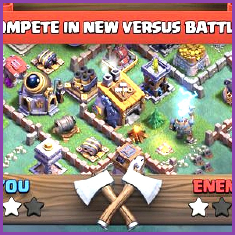 Clash of Clans builders working simultaneously on structural upgrades