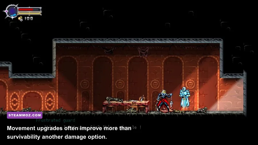 Beyond the Ice Palace 2 exploration scene showing a newly unlocked movement ability
