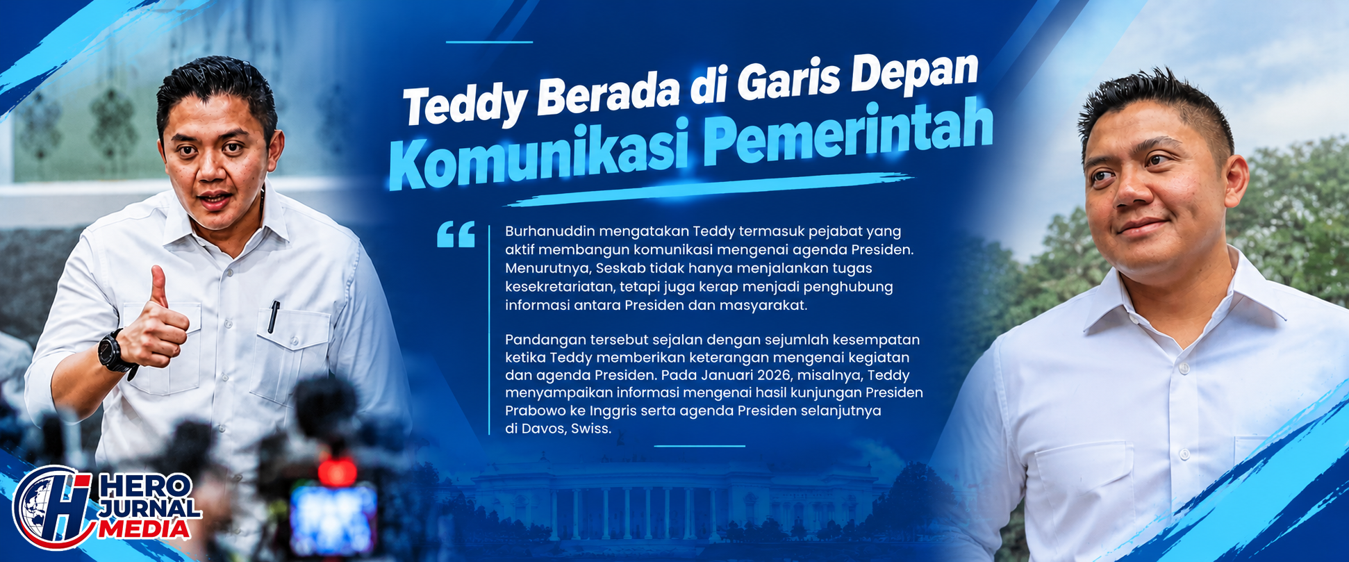 0 A Teddy at the Forefront of Government Communicatio N