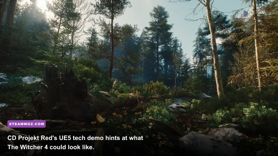 The Witcher 4 tech demo running on Unreal Engine 5