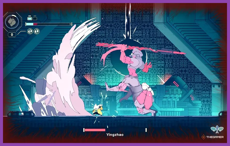Nine Sols protagonist Yi engaging in combat