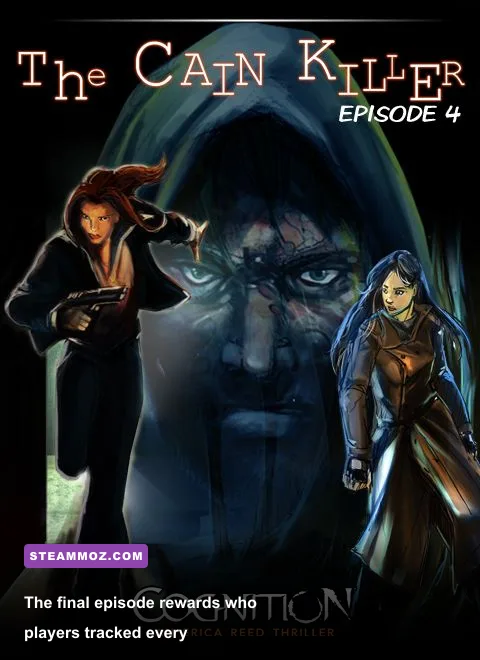 Erica Reed confronting the Cain Killer in Cognition's final episode