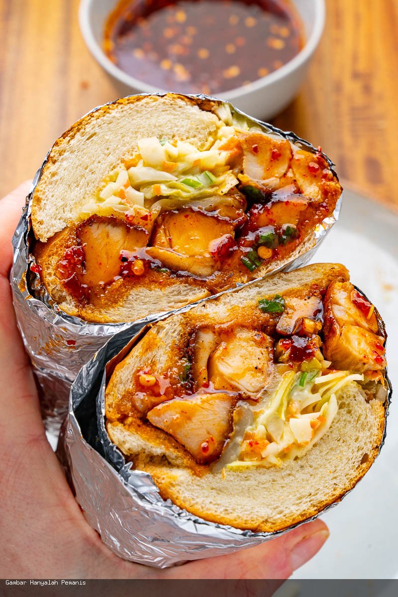 Resep Sandwich Ayam Buffalo Madu Panas yang Lezat