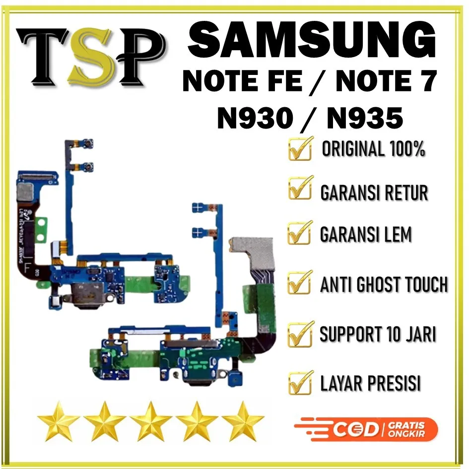 FLEXIBEL / FLEXIBLE / FLEKSIBEL C/C+UI BOARD+MIC SAMSUNG GALAXY NOTE FE / NOTE 7 / N930 / N935 ORIGINAL 100%