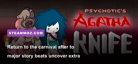 Agatha Knife exploring carnival attractions and unusual characters
