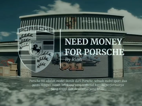 Need Money For Porsche - 3D Porsche Cinematic Animation