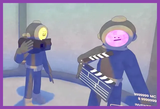 Scary monster chasing players in Content Warning