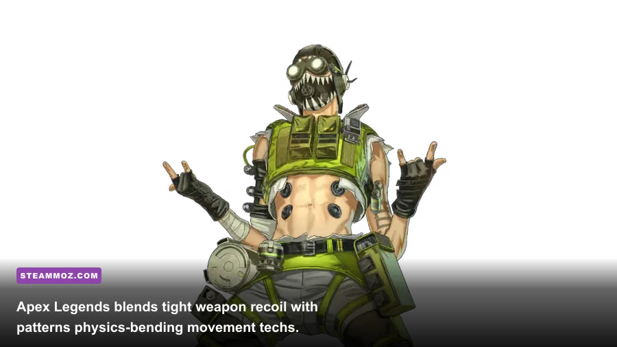 Apex Legends first-person shooter sliding and wall bounce gameplay