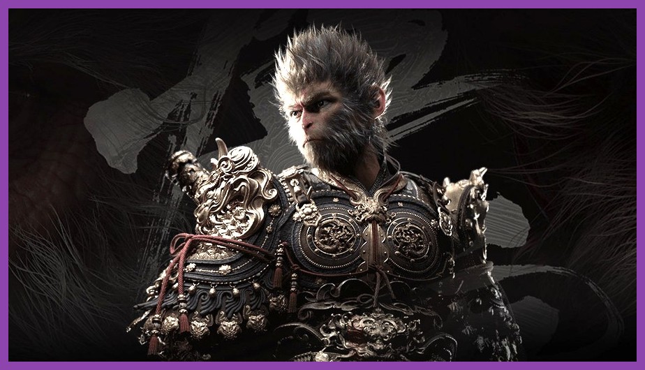 Sun Wukong fighting a massive mythical boss in Black Myth Wukong