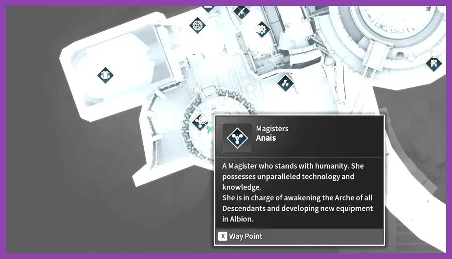The First Descendant research menu showing Descendant and weapon blueprints