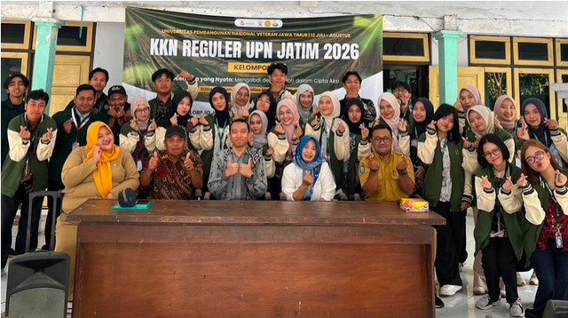 Resmi Dibuka, Kelompok 16 KKN SDGs UPN "Veteran" Jawa Timur Siap Bersinergi Melalui Paparan Program di Balai Desa Selorejo