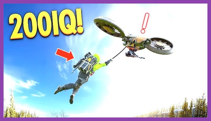A player posing with a rare exotic beast mount after a successful extraction