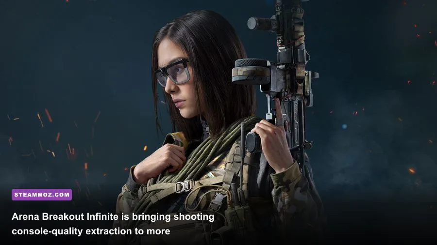 Player aiming down sights in Arena Breakout Infinite