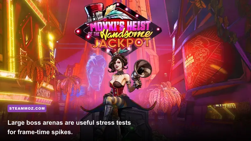 Borderlands 3 Moxxi's Heist Handsome Jackpot boss fight gameplay