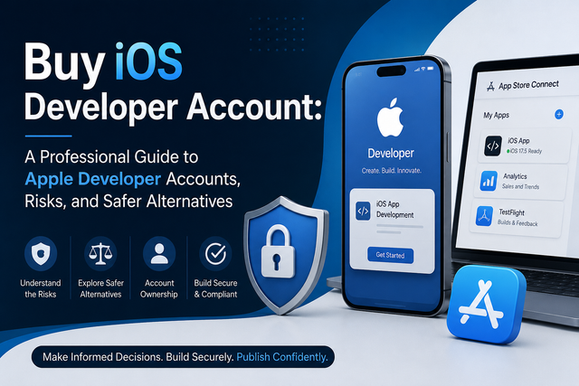 Buy iOS Developer Account: A Professional Guide to Apple Developer Accounts, Risks, and Safer Alternatives   If you are search