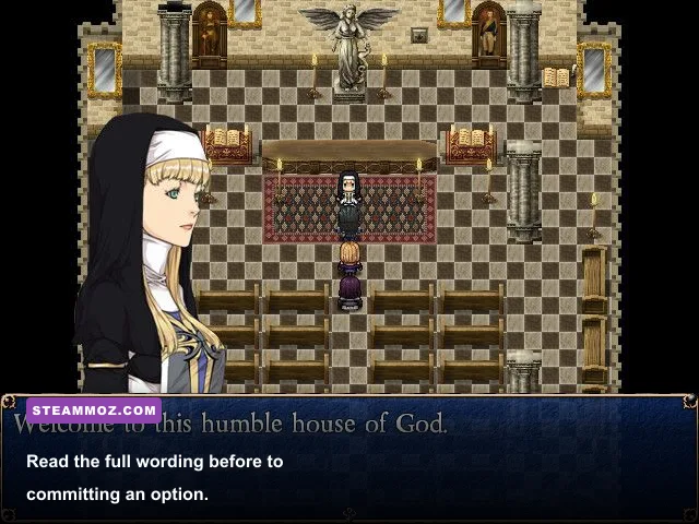 Choose Wisely branching choice menu with multiple dialogue options