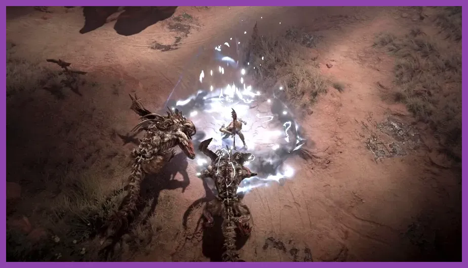 Spiritborn character fighting monsters in Nahantu jungle