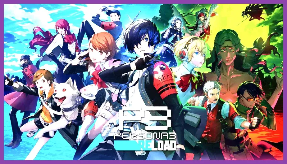 Persona 3 Reload aesthetic UI on portable gaming handheld