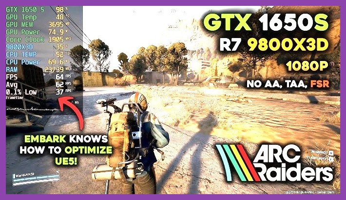 Arc Raiders benchmark results