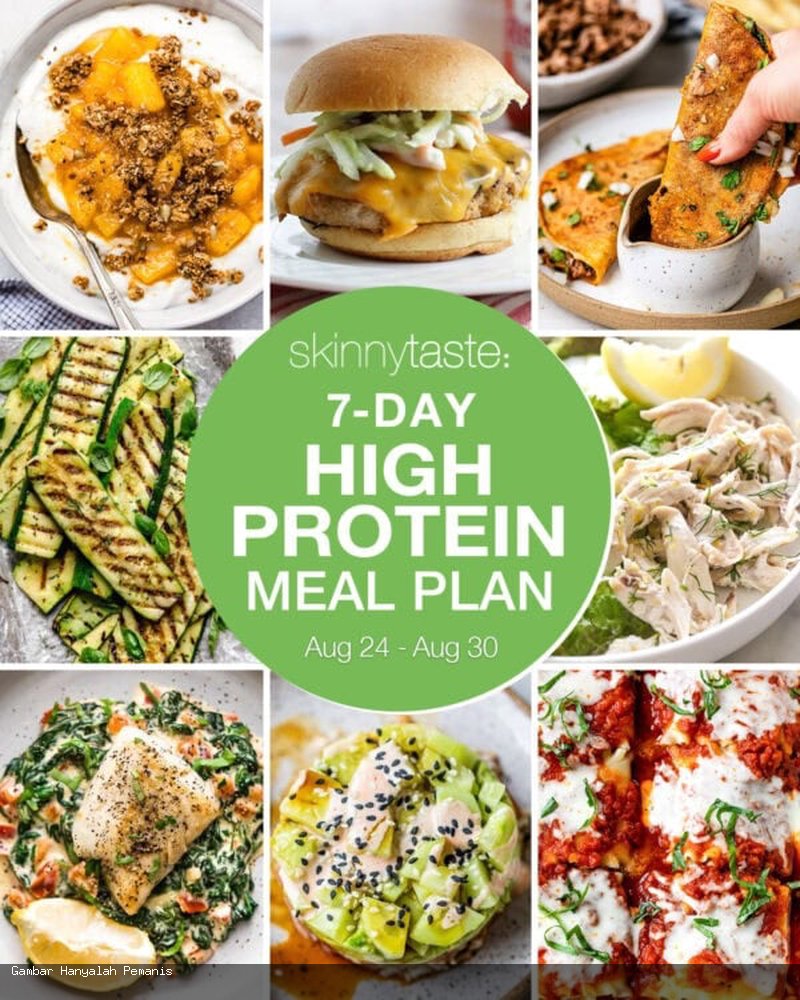 7 Day High Protein Diet Meal Plan – Rencana Makan Tinggi Protein 7 Hari