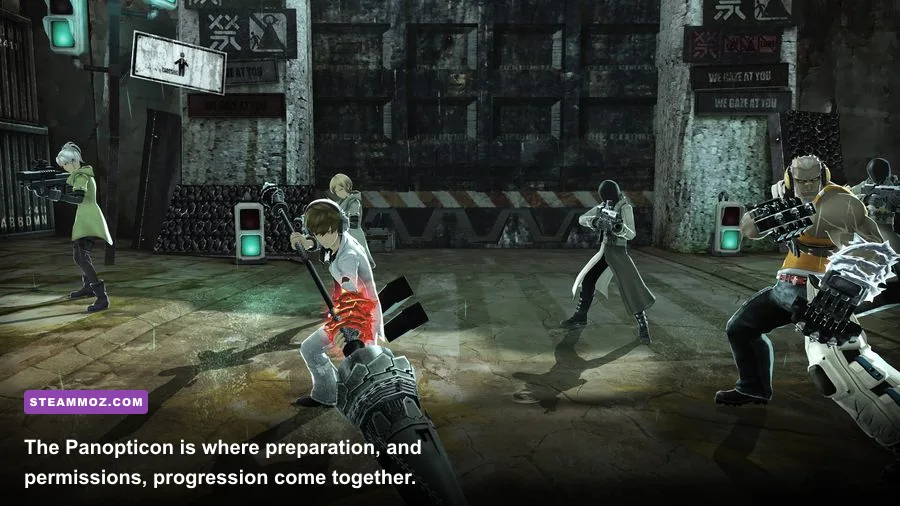 Freedom Wars Remastered Panopticon hub and player cell