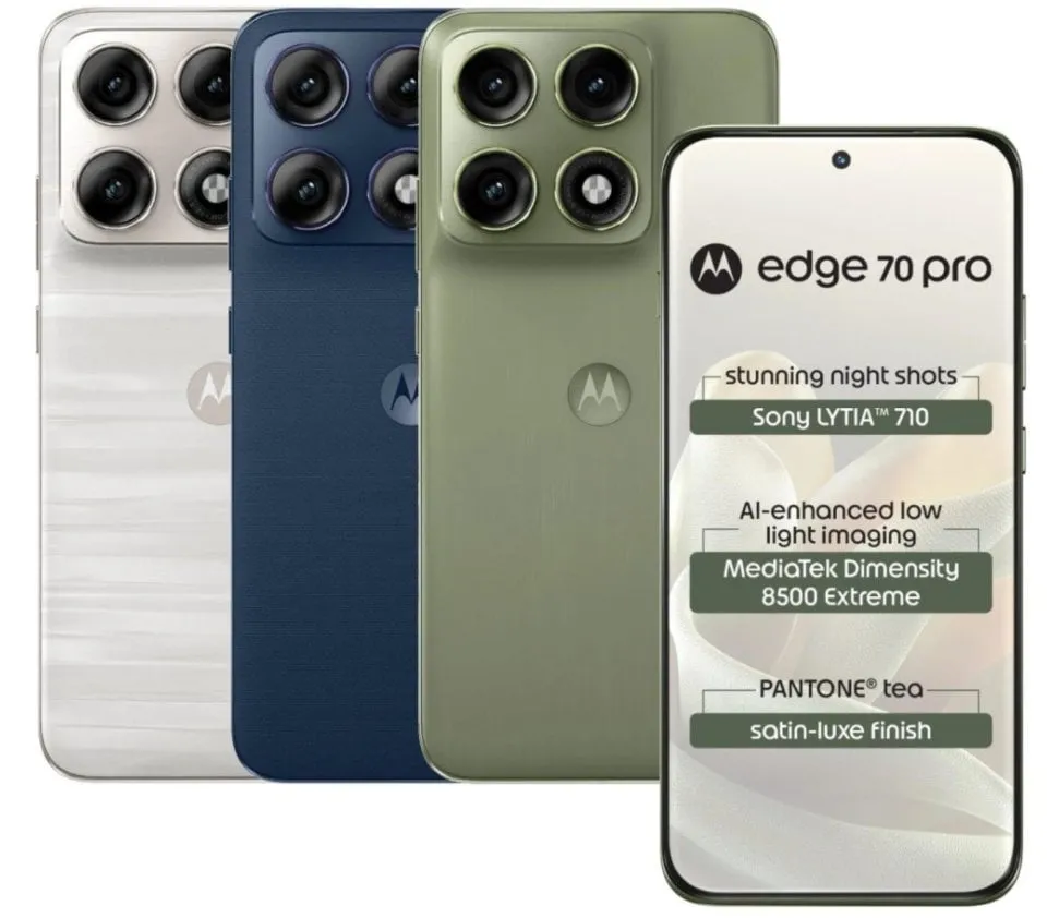 Spesifikasi Motorola Edge 70 Pro: Layar pOLED 165Hz & Snapdragon 8 Elite