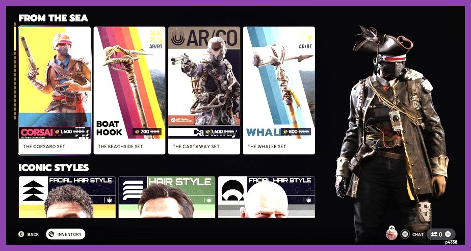 Arc Raiders gear and perk selection screen