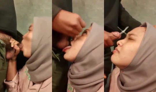 pacar maksa suruh sepong di toilet kafe berakhir Crot di muka