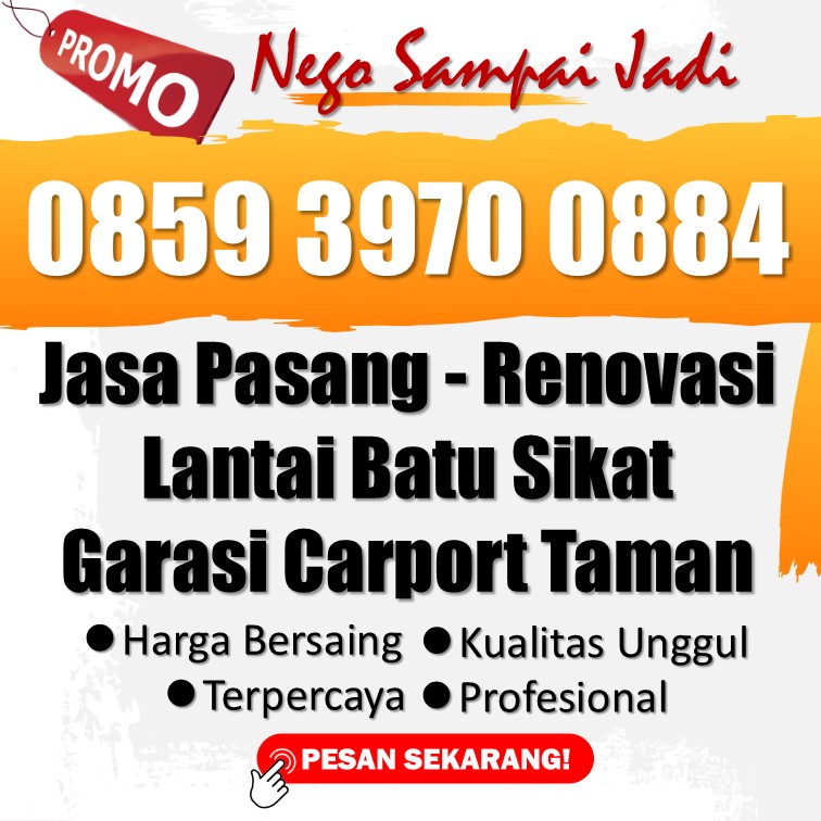 💎 WA 0859 3970 0884 - Tukang Lantai Batu Sikat Motif Bunga Terpercaya Batuwarno Wonogiri